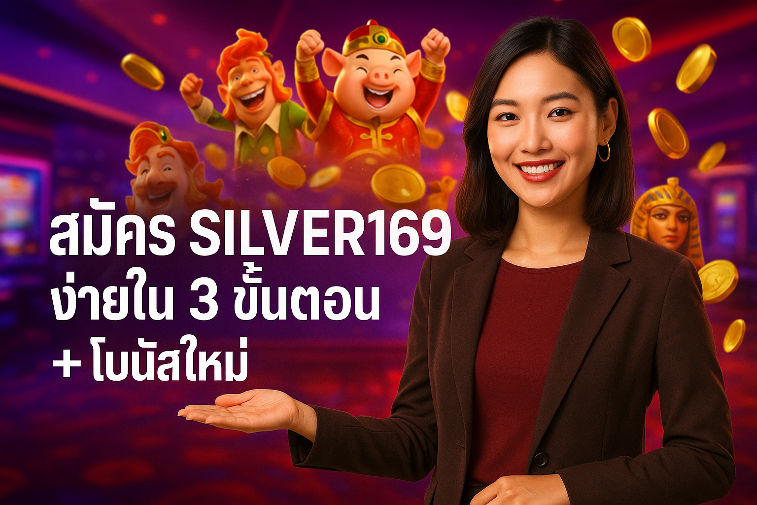 สมัคร SILVER169 ง่ายใน 3 ขั้นตอน