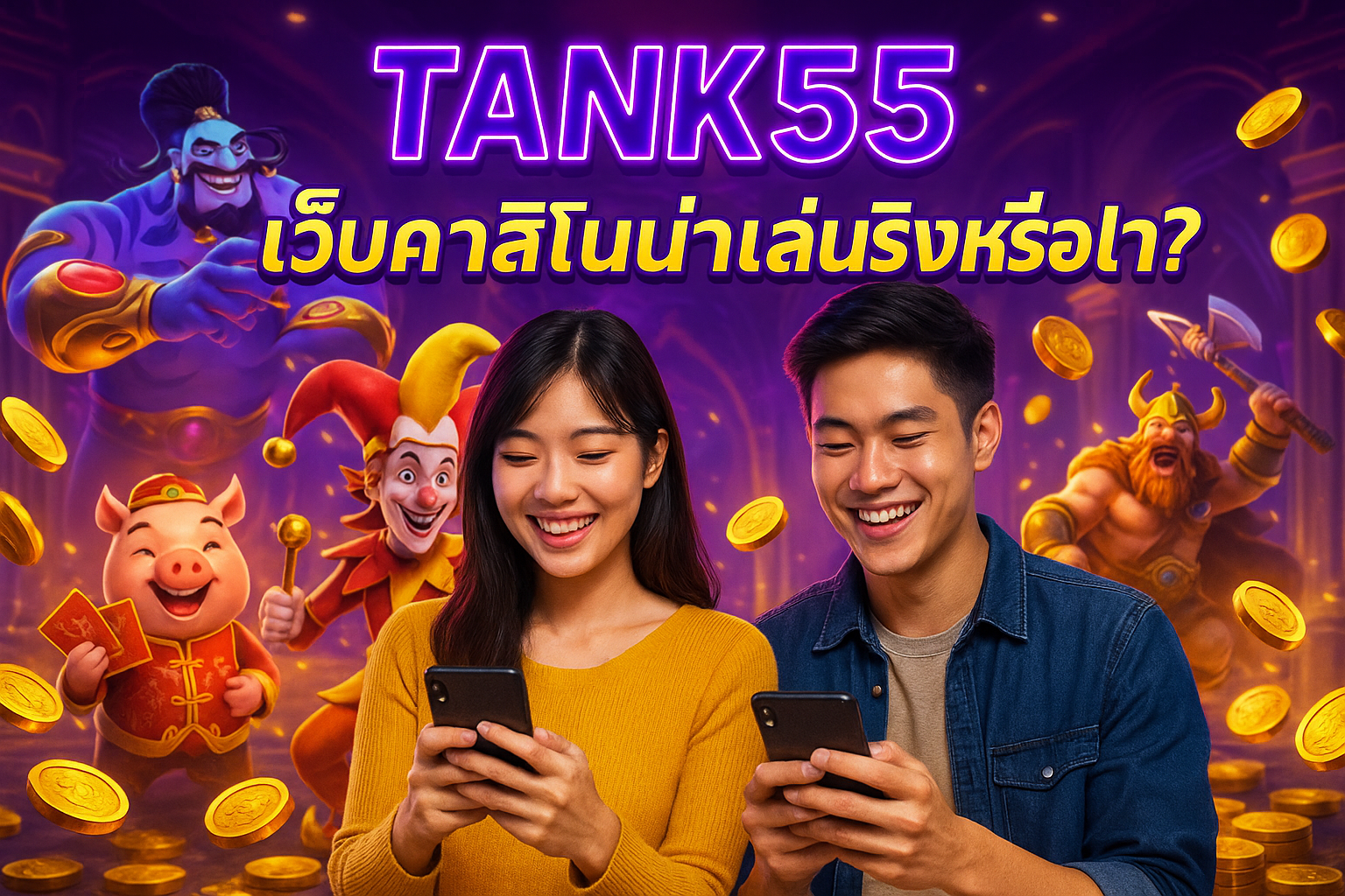 TANK55 เว็บคาสิโนน่าเล่นจริงหรือเปล่า?