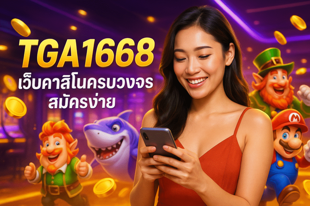 TGA1668 เว็บคาสิโนครบวงจร สมัครง่าย