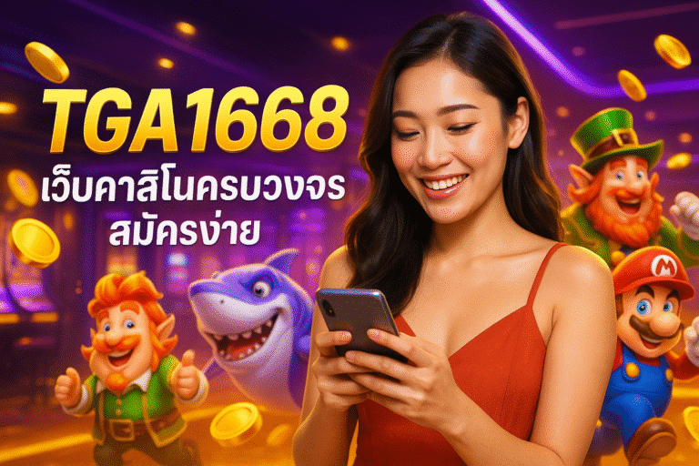 TGA1668 เว็บคาสิโนครบวงจร สมัครง่าย