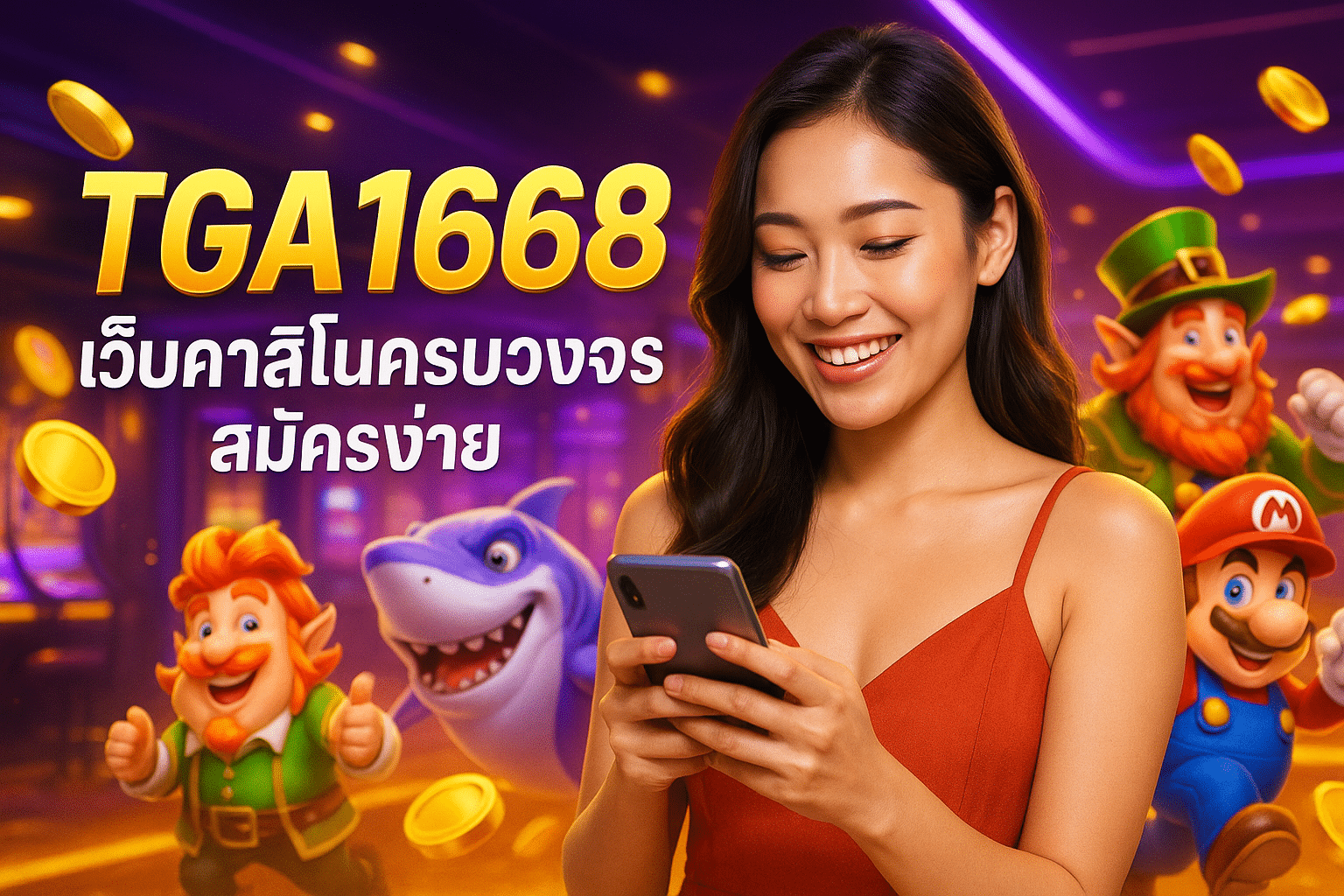 TGA1668 เว็บคาสิโนครบวงจร สมัครง่าย